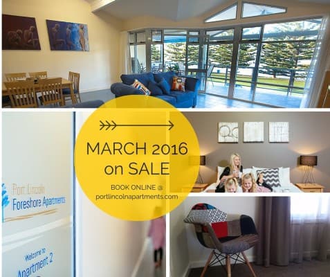 March Sale - Port Lincoln Foreshore Apartments